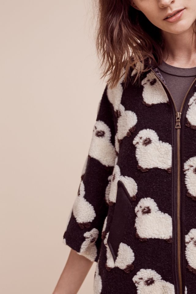 Hooded Lamb Cape #2