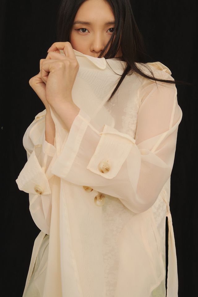 DOLAN Sheer Trench Coat #3
