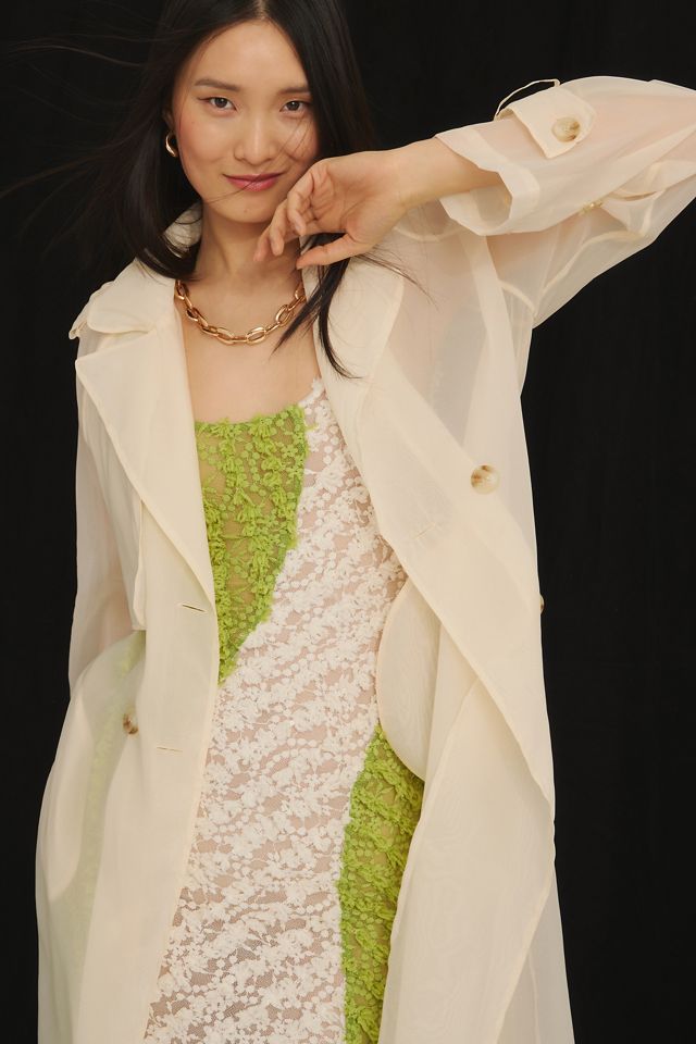 DOLAN Sheer Trench Coat #1