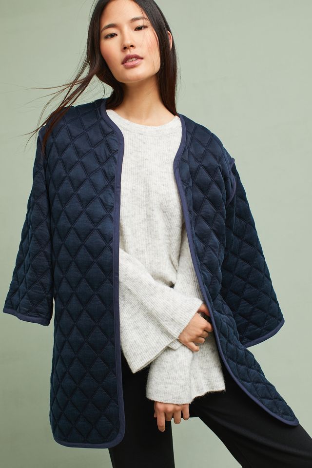 Shelly Quilted Car Coat | Anthropologie