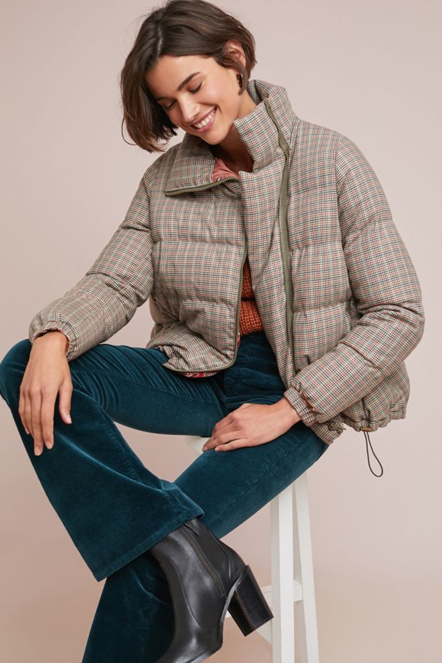 Plaid Puffer Jacket #5