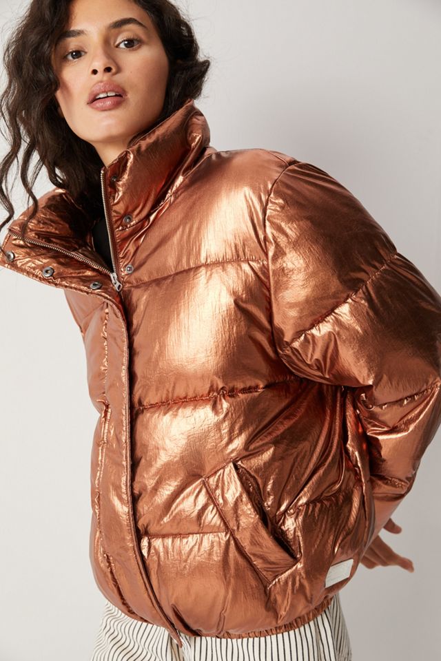 Scotch & Soda Hedda Metallic Puffer Jacket