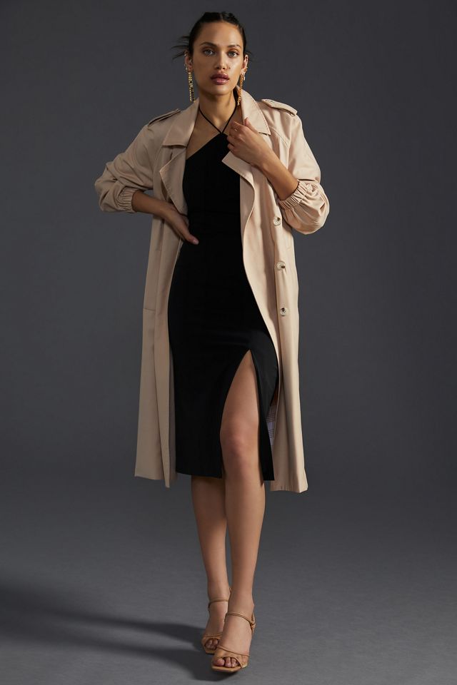 Greylin Nate Soft Twill Trench Coat #1