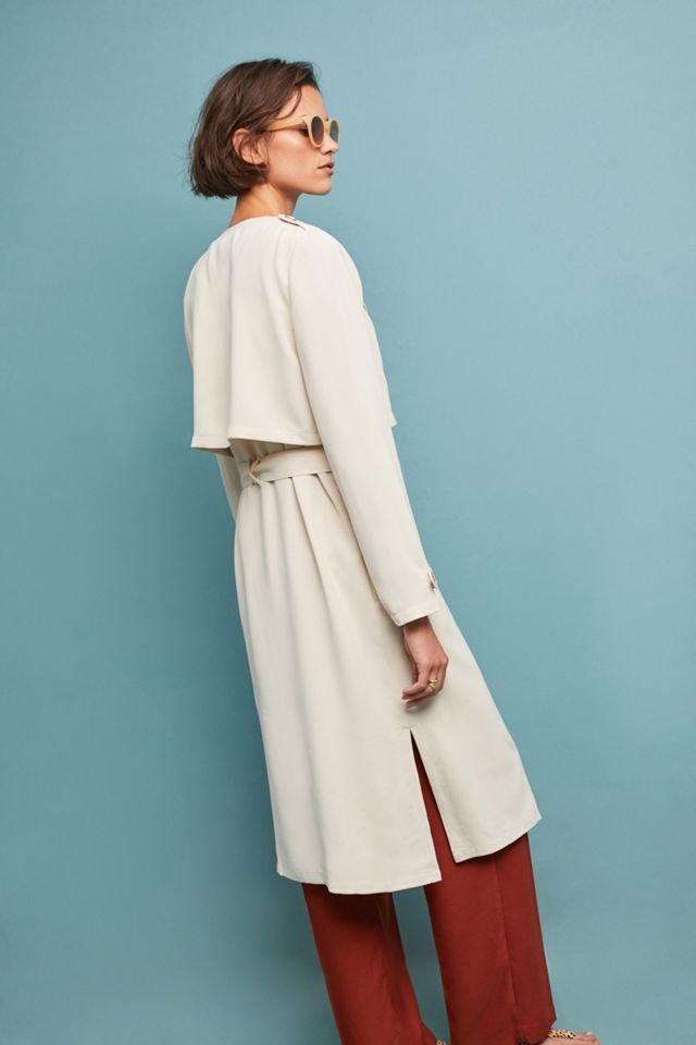Portland Draped Trench Coat #2