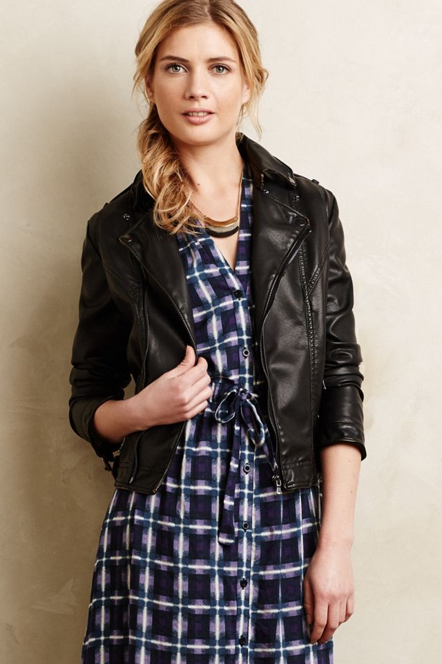 Vegan Leather Moto Jacket #1