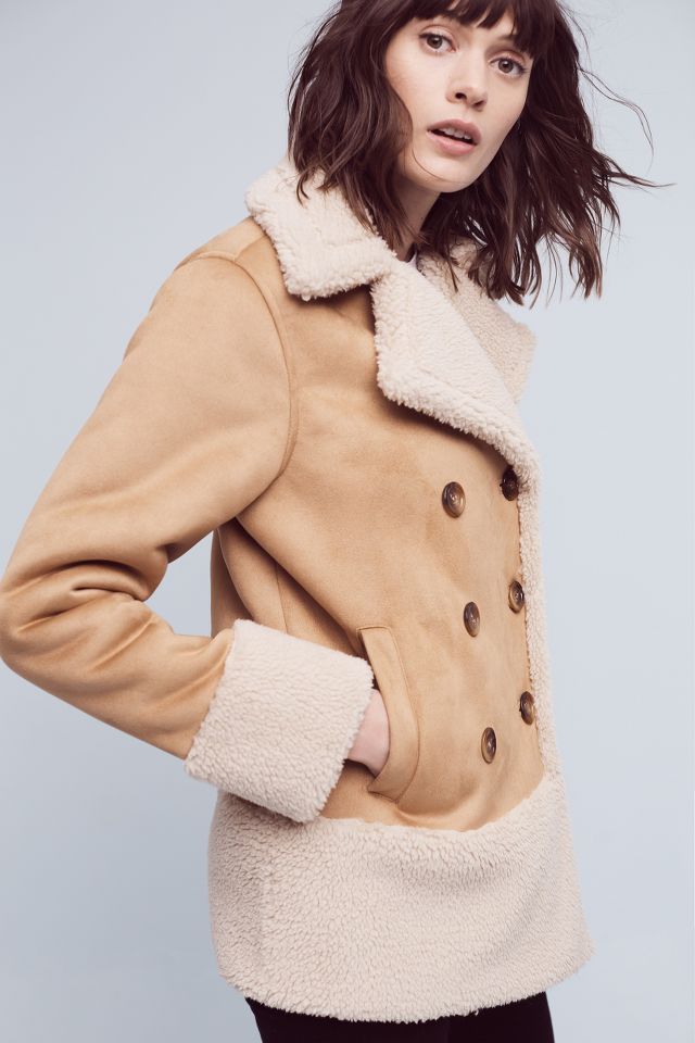 Mother shearling coat sale