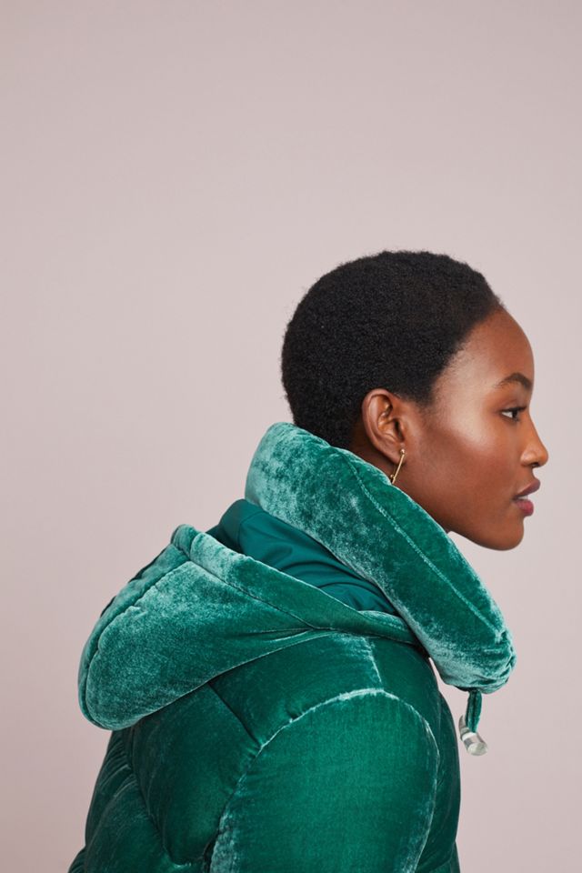 Peggy Velvet Puffer Jacket #3