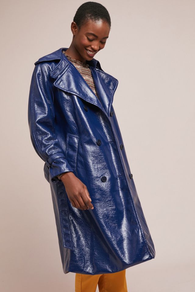 Jane Patent Trench Coat #1