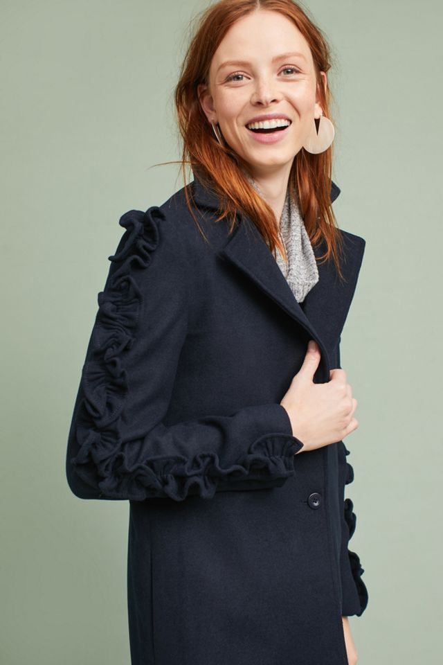 Ruffled Sleeve Coat #2
