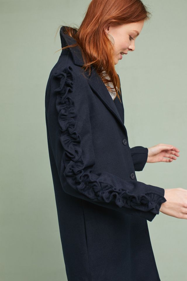 Ruffled Sleeve Coat #3