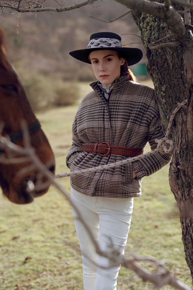 Joan Plaid Puffer Jacket #5