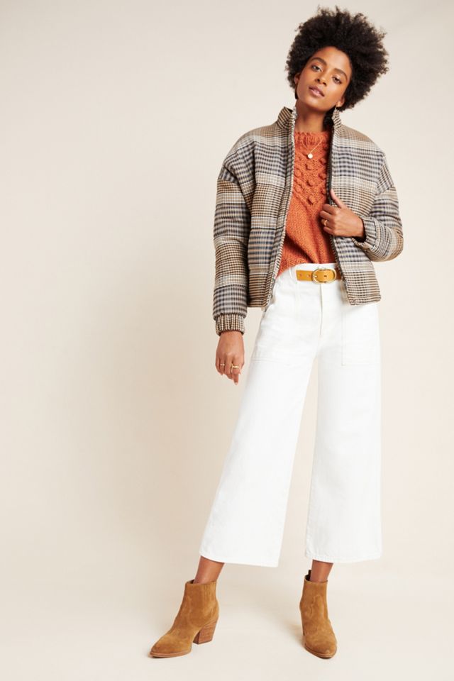 Joan Plaid Puffer Jacket #1