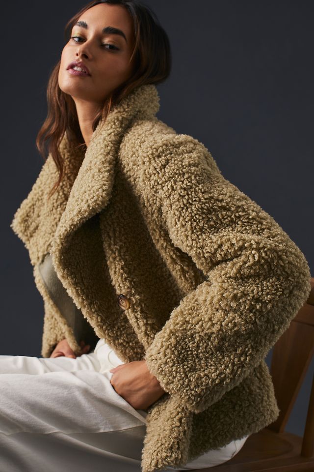 Anthropologie 2025 teddy coat