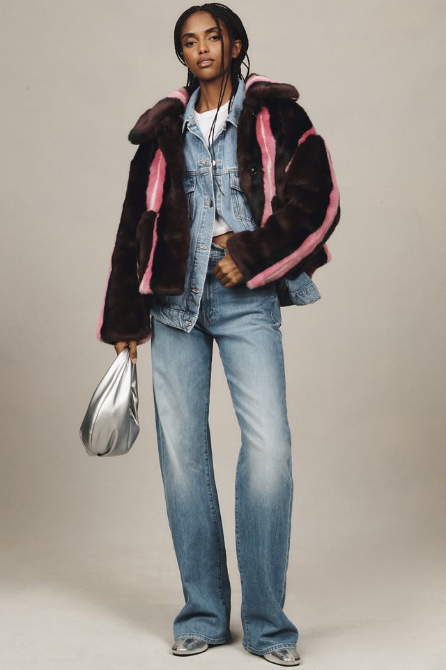 Jakke Traci Cropped Faux-Fur Coat #3