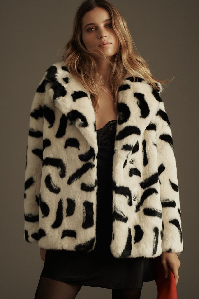 Jakke Rita Printed Coat | Anthropologie