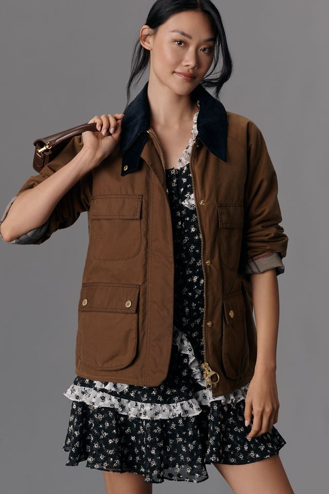 Barbour Ruth Waxed Jacket | Anthropologie
