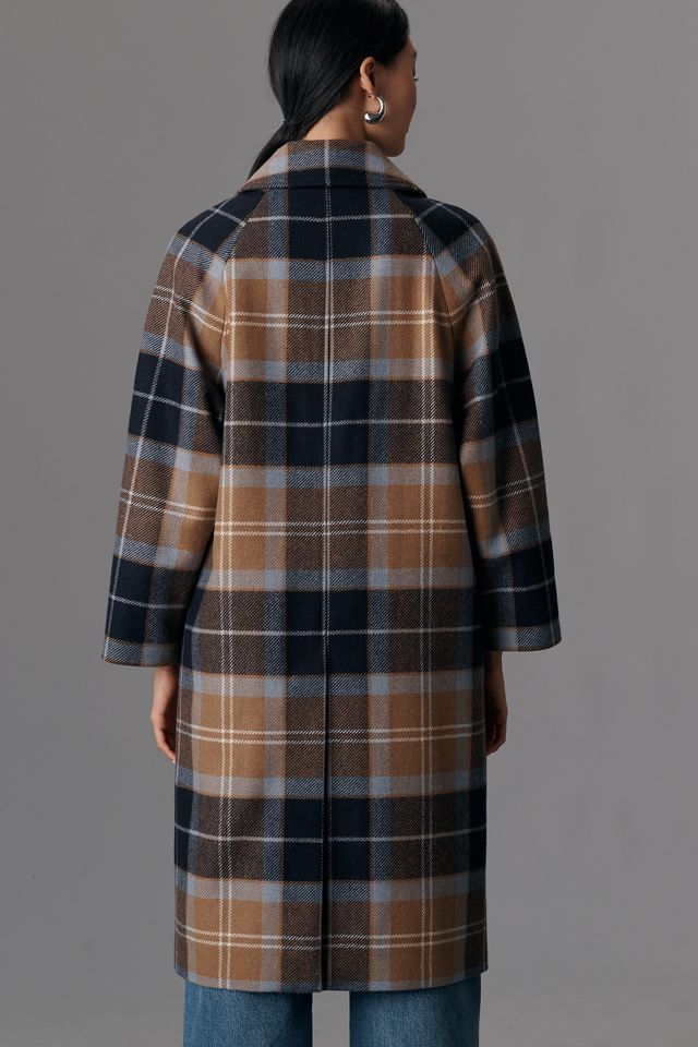 Barbour Kira Tartan Wool Car Coat #1
