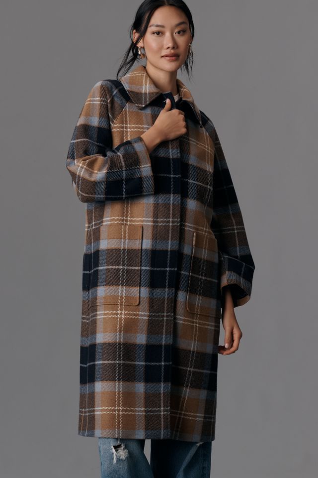 Barbour Kira Tartan Wool Car Coat #2