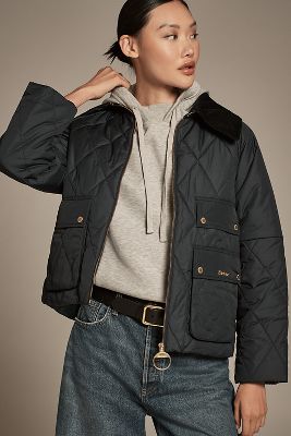 Barbour Milby Quilted Jacket In Blue