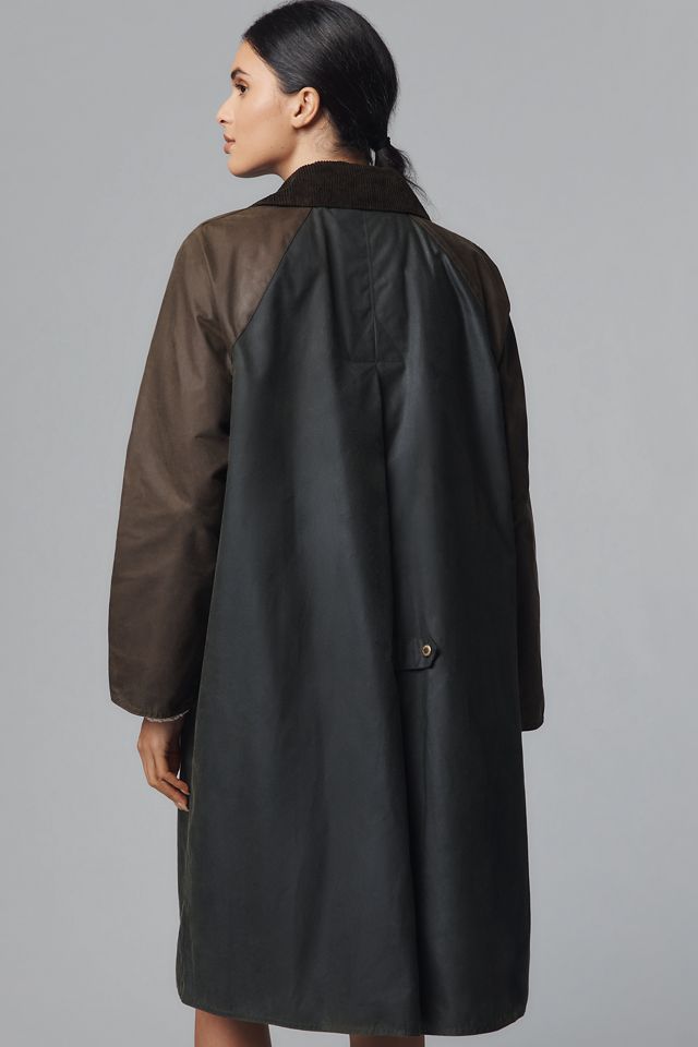 Barbour Evette Waxed Cotton Car Coat #3