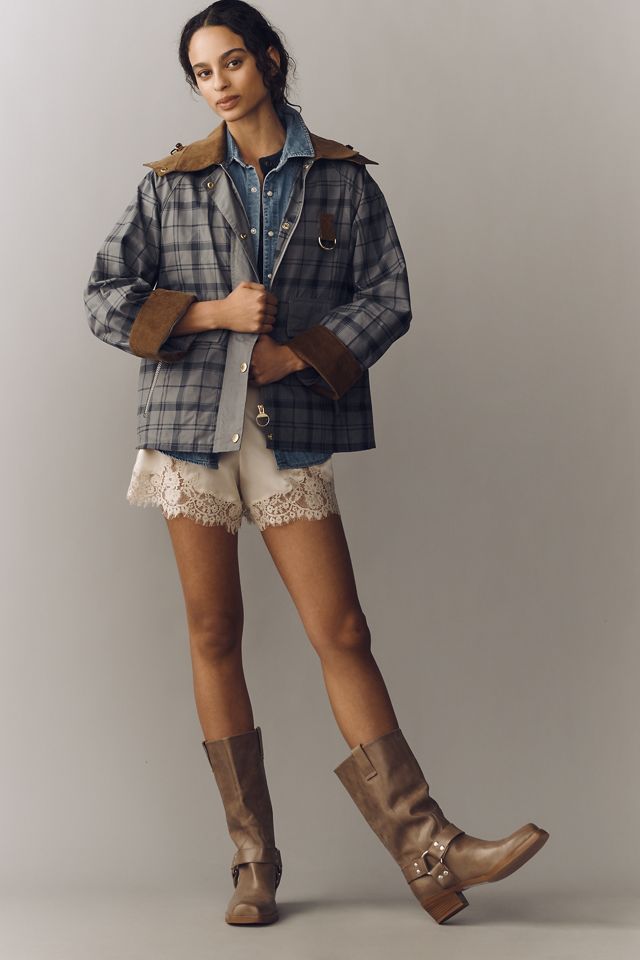 Barbour Carnforth Cotton Tartan Hooded Jacket | Anthropologie