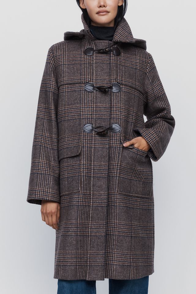 Barbour Melody Check Wool Blend Coat #3