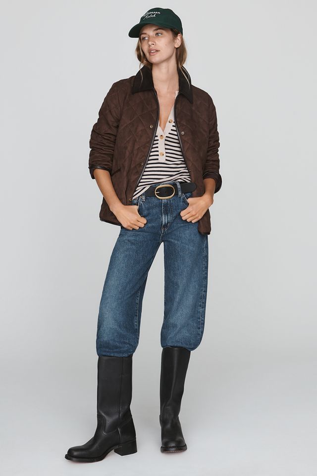 Barbour Sonya Quilted Barn Jacket  #3