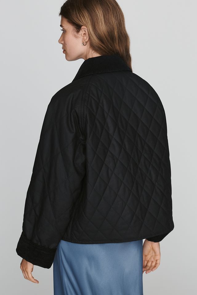Barbour Quilted Waxed Utility Jacket #1