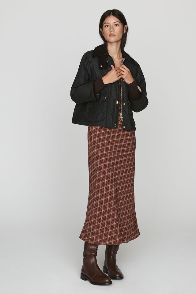 Barbour 100% Cotton Cropped Beadnell Jacket #1