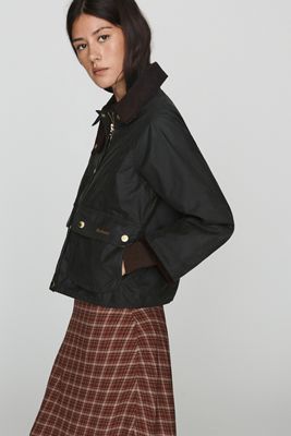 Barbour 100% Cotton Cropped Beadnell Jacket