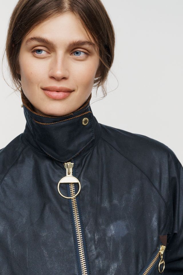 Barbour Arlene Waxed Cotton Jacket #1