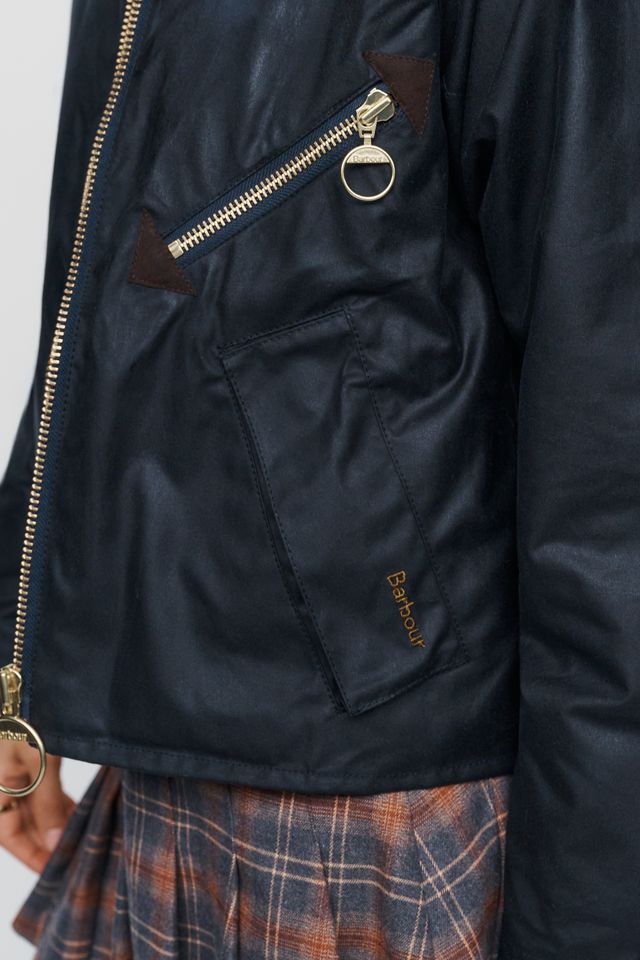 Barbour Arlene Waxed Cotton Jacket #4
