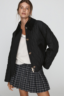 Barbour Moira Quilted Jacket In Black