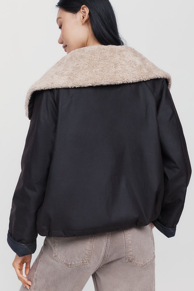 Barbour Mary 100% Cotton Wax Jacket #1