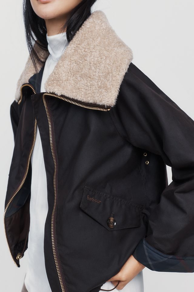 Barbour Mary 100% Cotton Wax Jacket #2