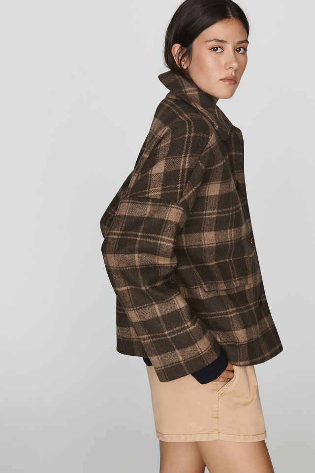 Barbour Myla Checked Wool-Blend Jacket  #2