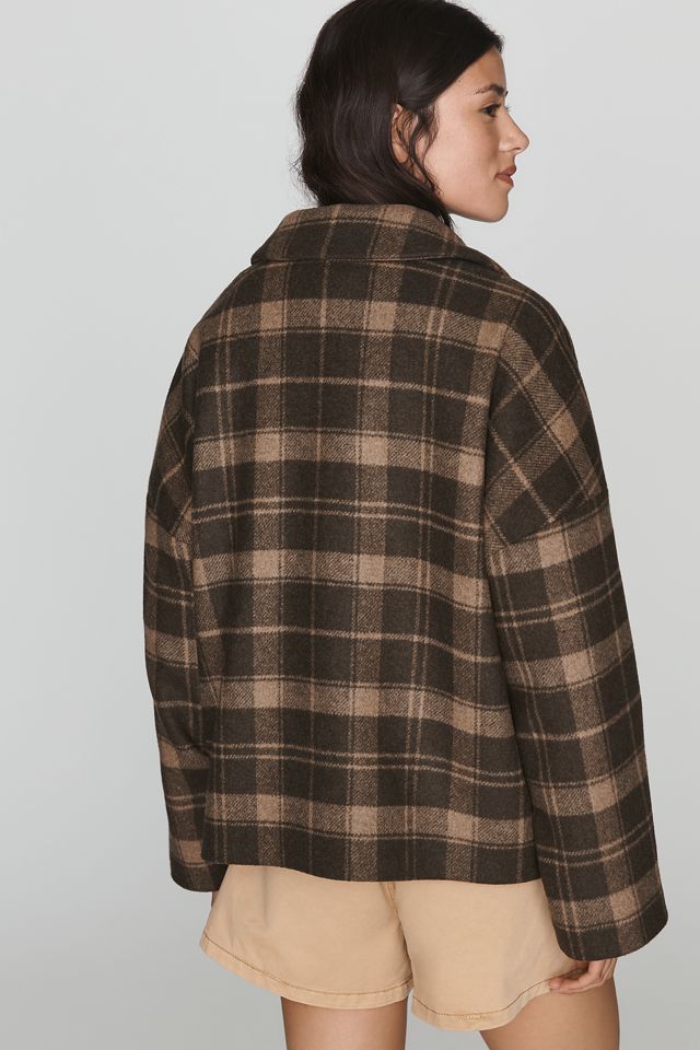 Barbour Myla Checked Wool-Blend Jacket  #4