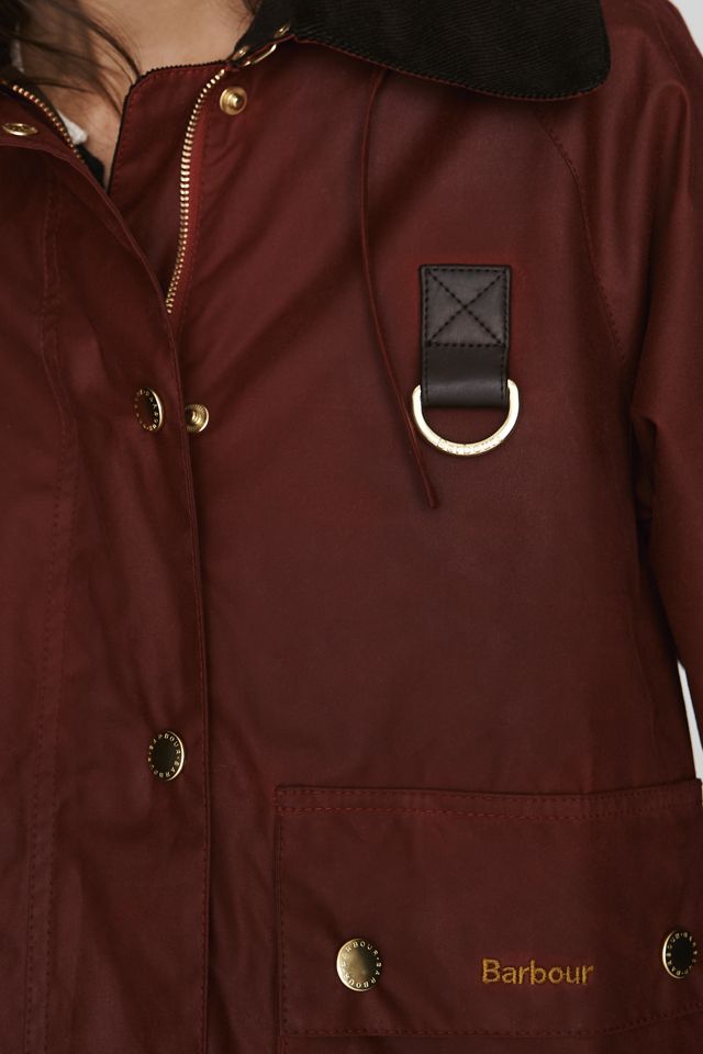 Barbour x Anthropologie Waxed Cotton Sullivan Jacket #4
