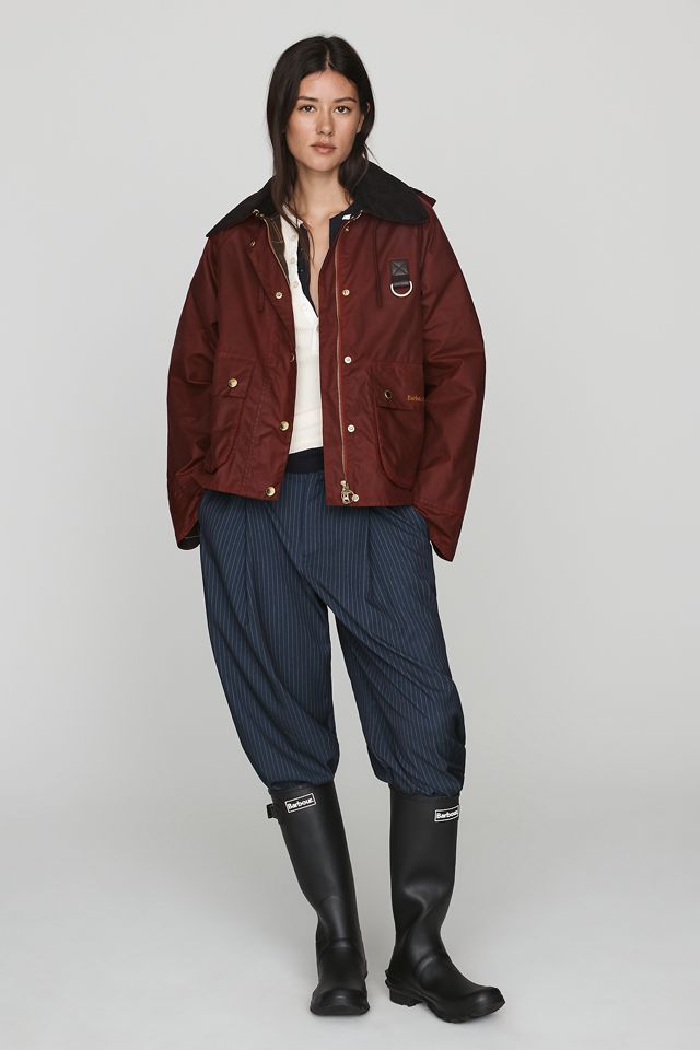 Barbour x Anthropologie Waxed Cotton Sullivan Jacket #5