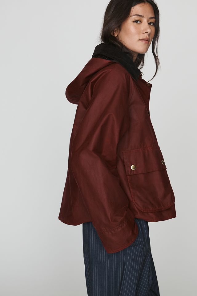 Barbour x Anthropologie Waxed Cotton Sullivan Jacket #6