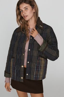 Barbour Tartan Quilted Jacket