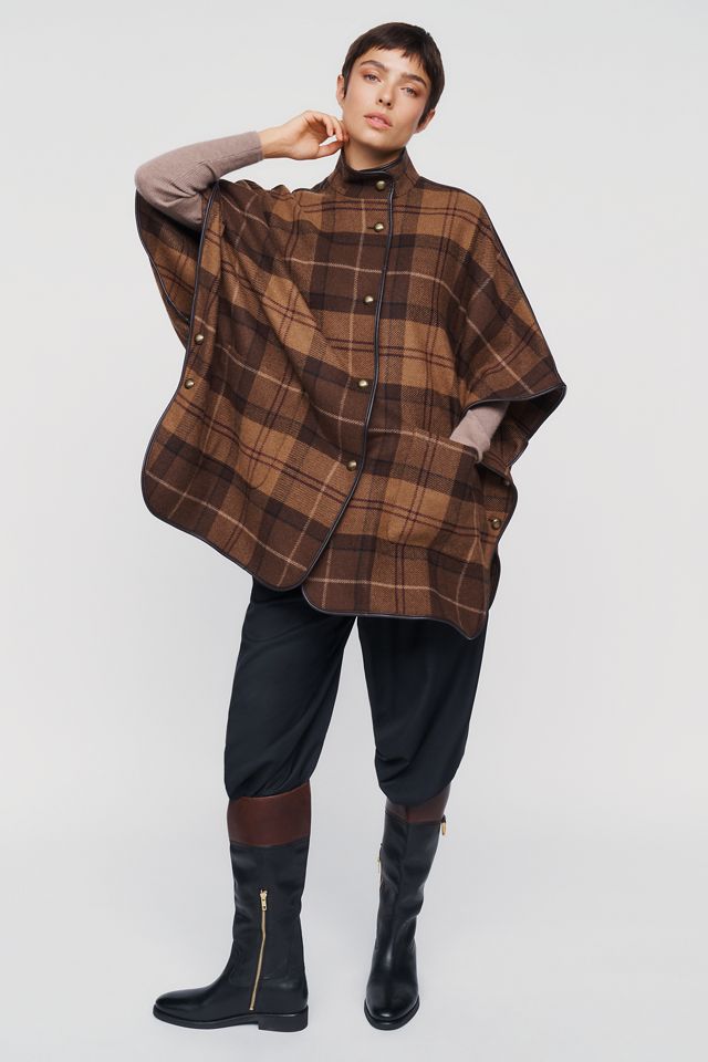 Barbour Judith Wool Blend Cape #2