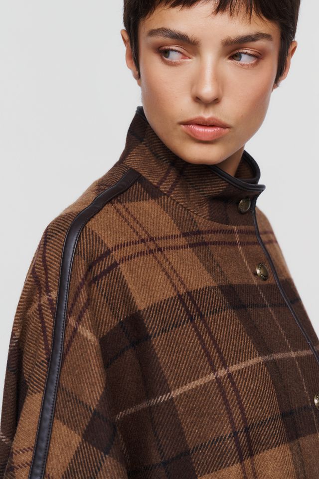 Barbour Judith Wool Blend Cape #3