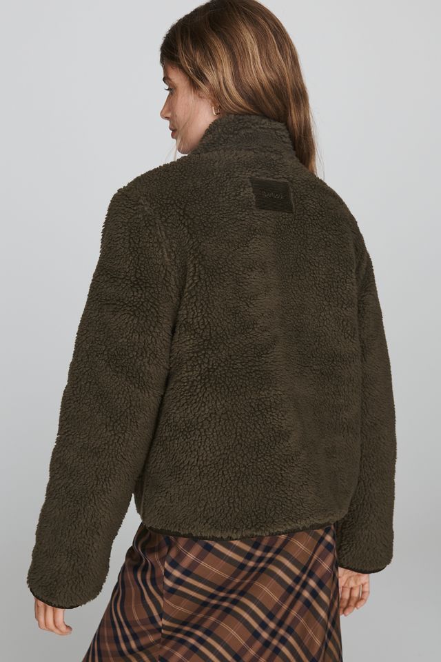 Barbour Elenora Faux-Shearling Jacket #1