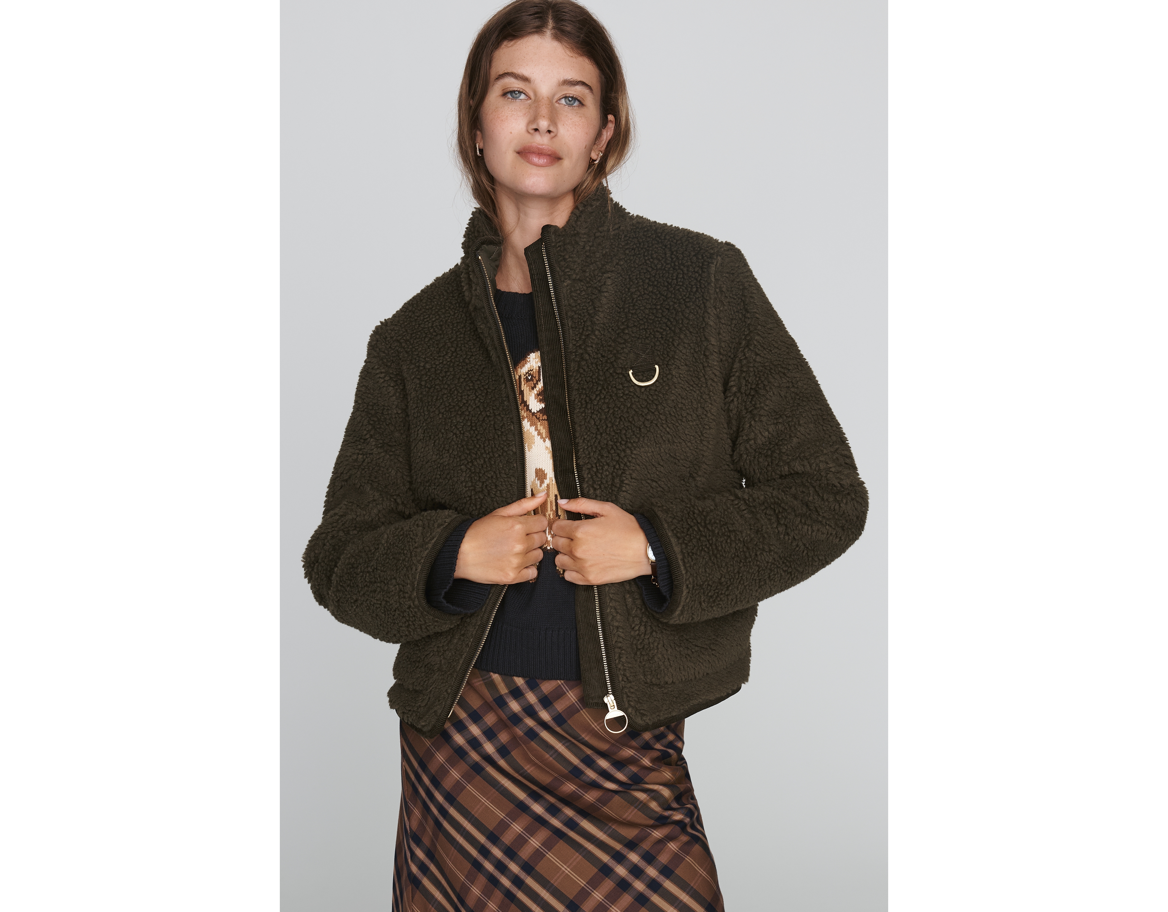Barbour Elenora Faux-Shearling Jacket