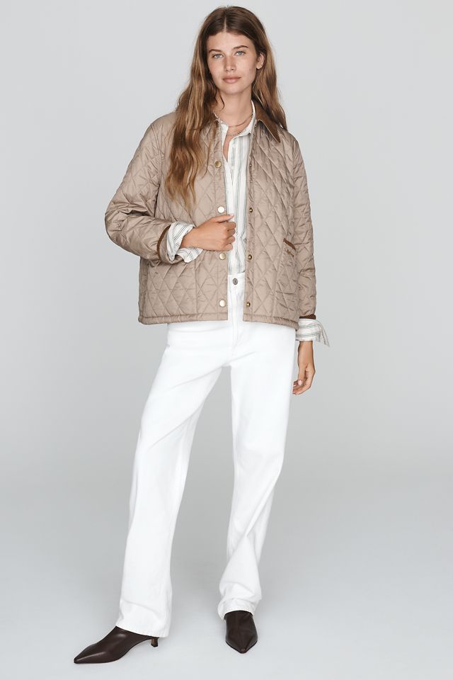 Barbour Icons Quilted Cropped Jacket #3