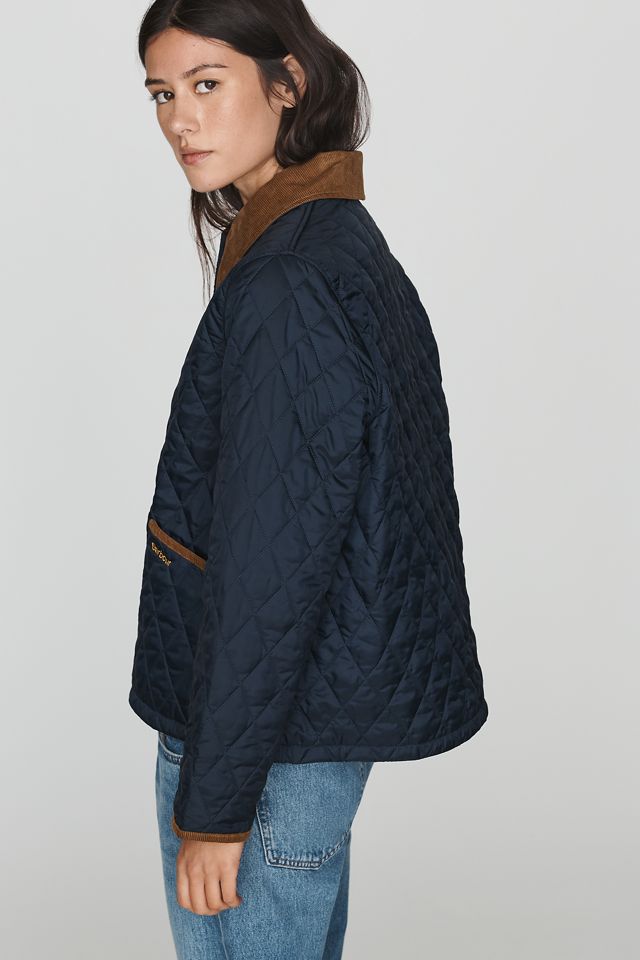 Barbour Icon Quilted Cropped Jacket #1