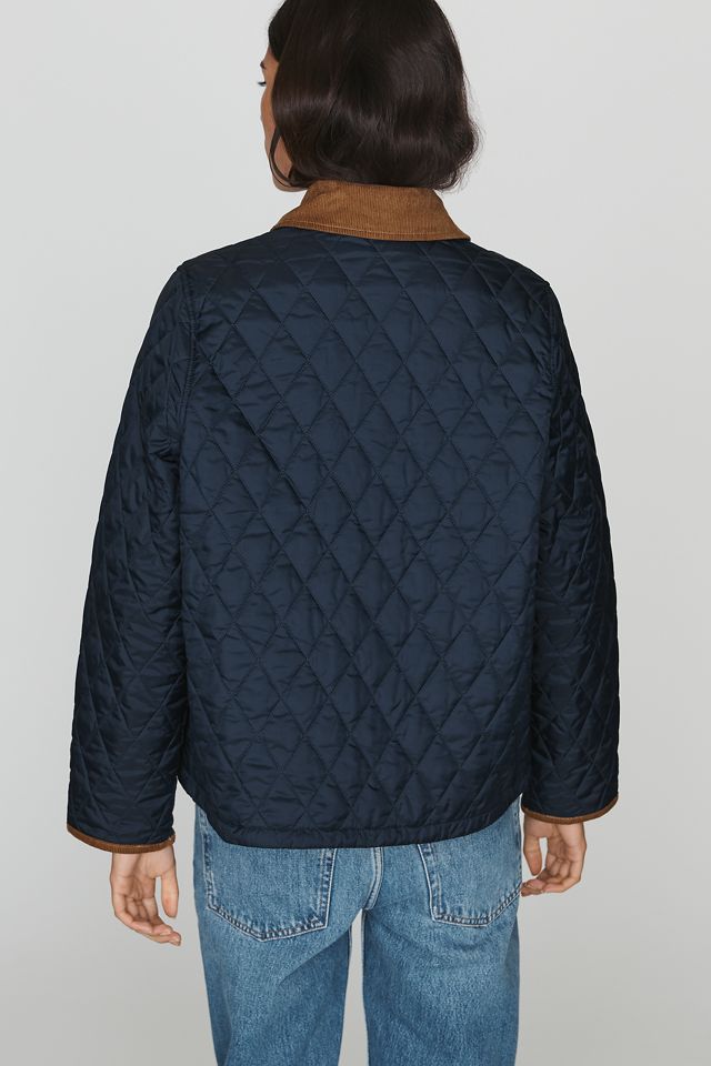 Barbour Icon Quilted Cropped Jacket #4