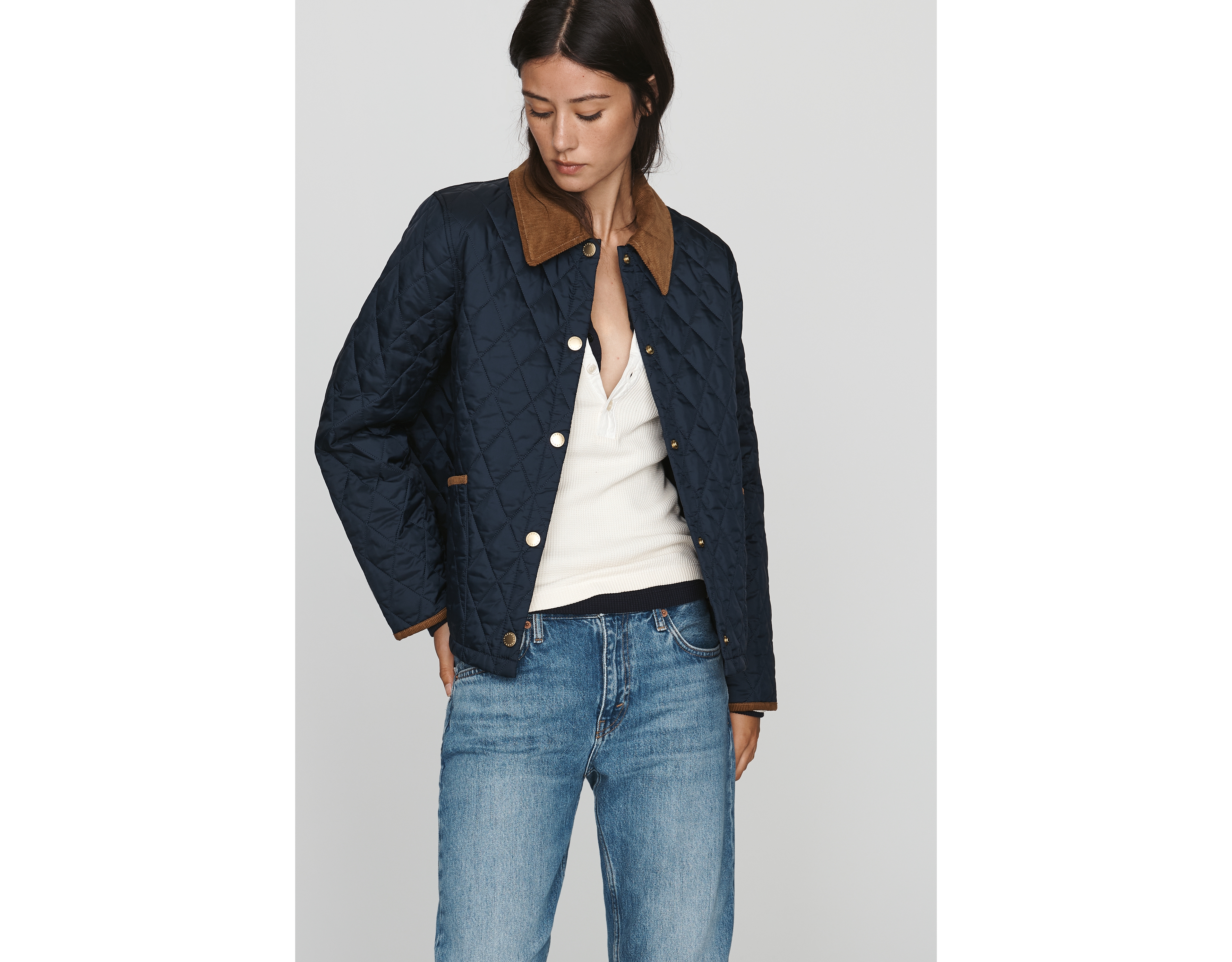Barbour Icons Cropped Liddesdale Quilted Jacket