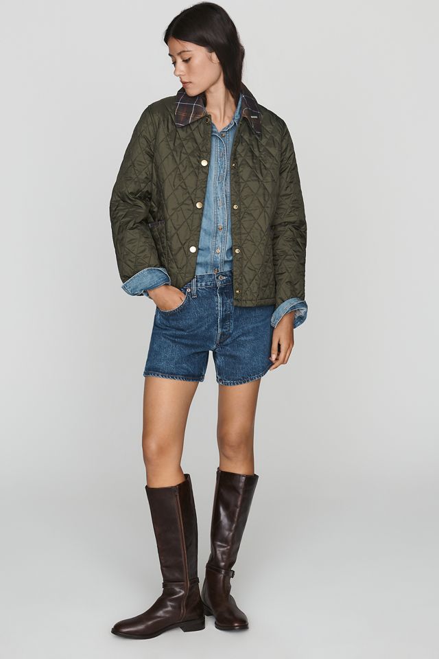 Barbour Icons Cropped Liddesdale Quilted Jacket #3